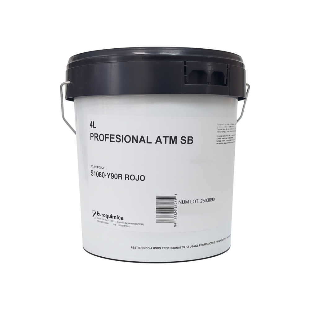 Pintura profesional color rojo S1080-Y90R Euroquímica (4 L) - Miniatura 2