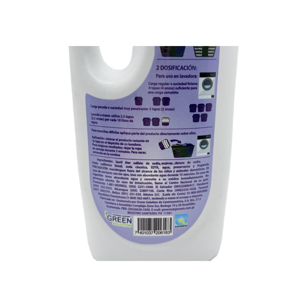 Detergente líquido para ropa oscura Fresh Touch (1 L) - Miniatura 4