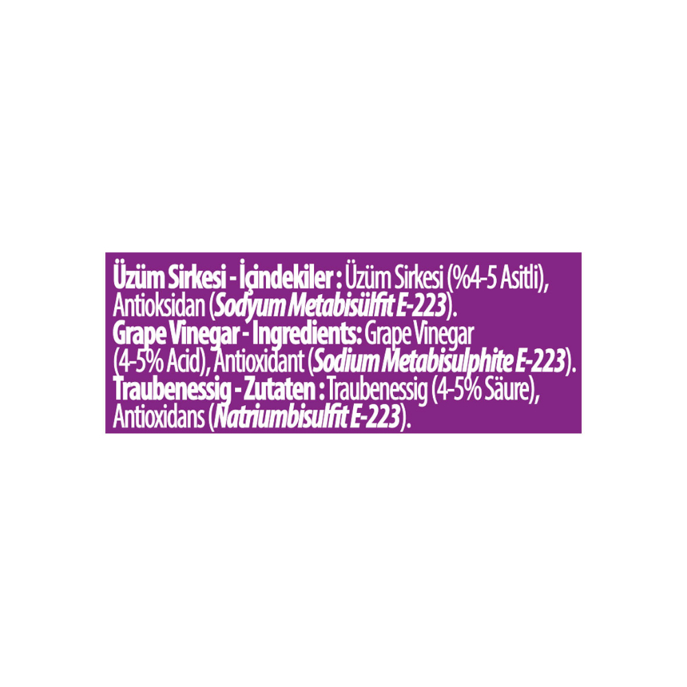 Vinagre de uvas Burcu (2 x 1 L) - Miniatura 3