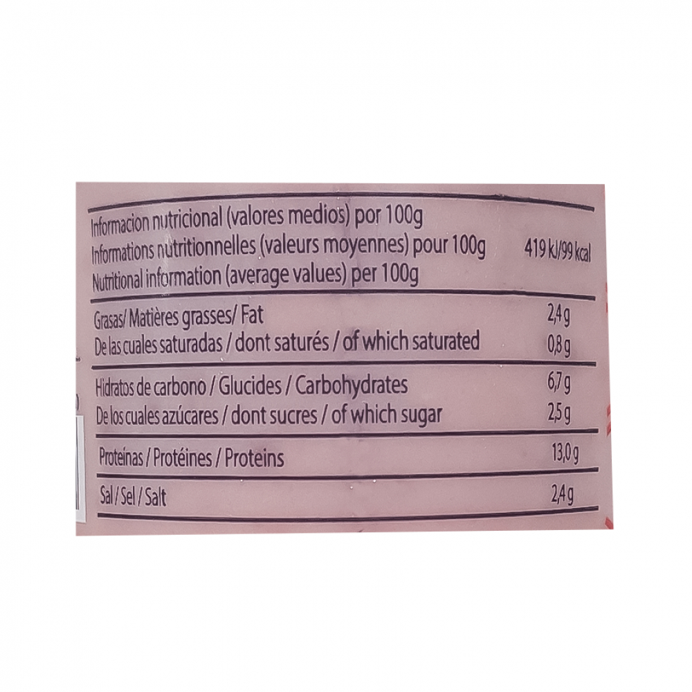 Fiambre de jamón York tradicional YEYA (500 g / 1.10 lb) - Miniatura 4