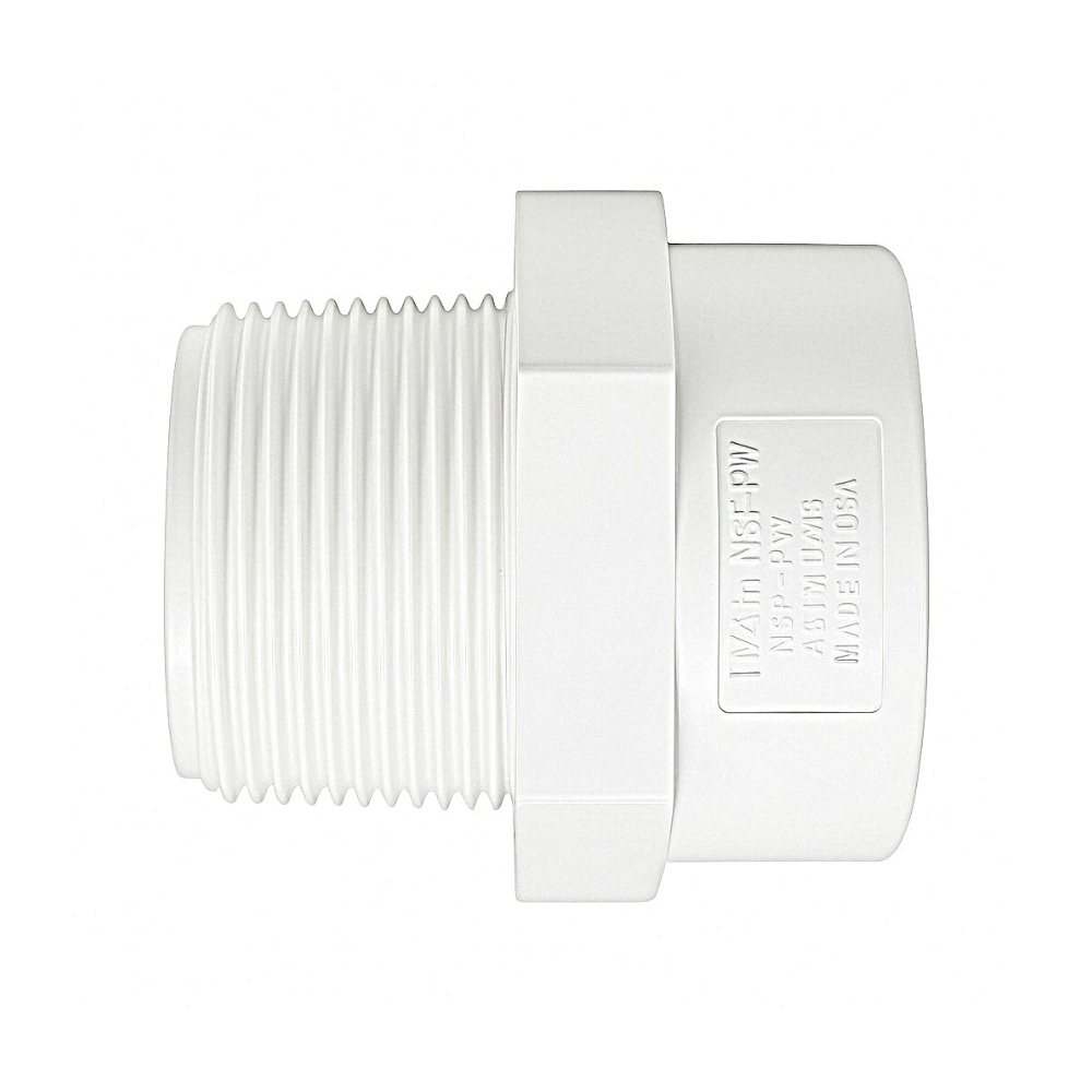Conector PVC-U de 1" rosca exterior Malu - Miniatura 2