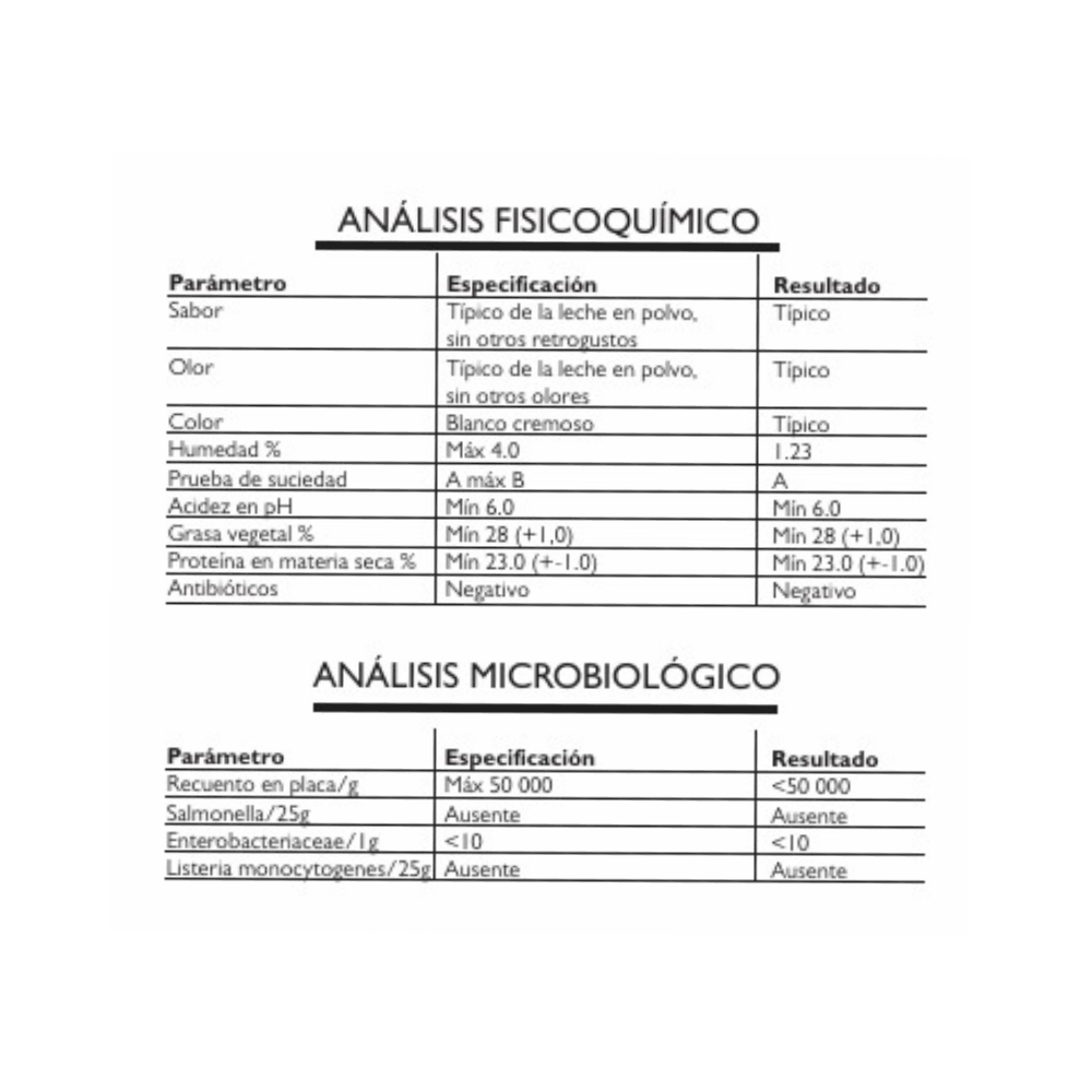 Leche en polvo Prúebalo (1 kg / 2.2 lb) - Miniatura 3