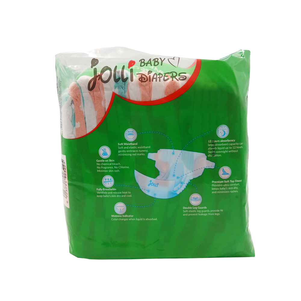 Pañales desechables para bebé talla M Jolli (16 U) - Miniatura 3