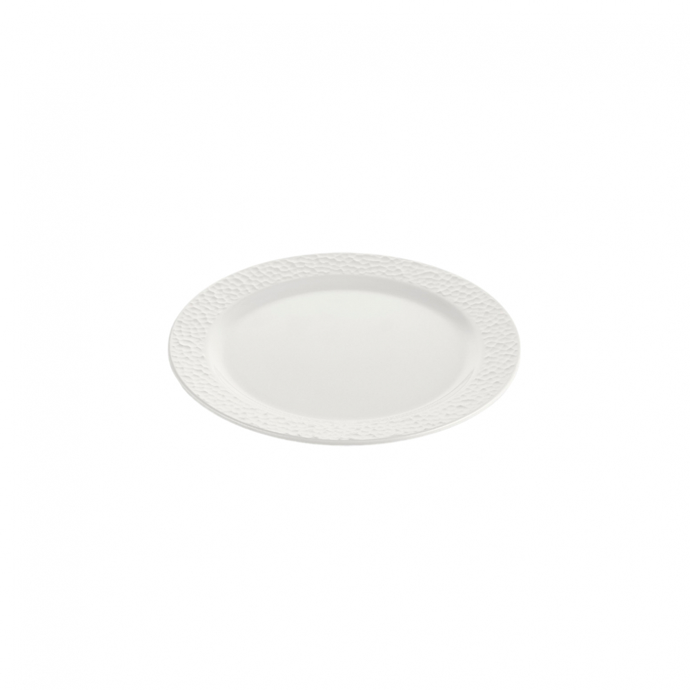 Plato llano pequeño color blanco crema Kulsan - Miniatura 3