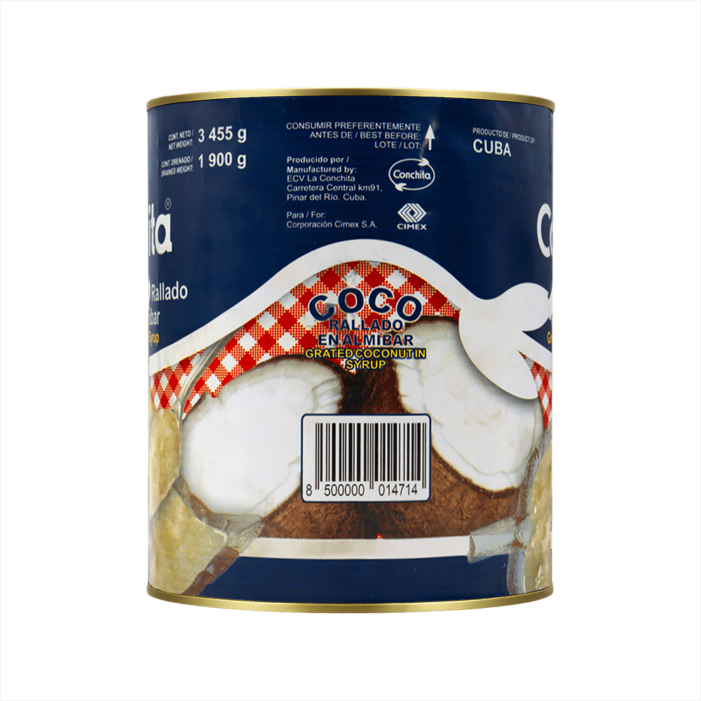 Coco rallado en almíbar Conchita (3.45 kg / 7.61 lb) - Miniatura 2