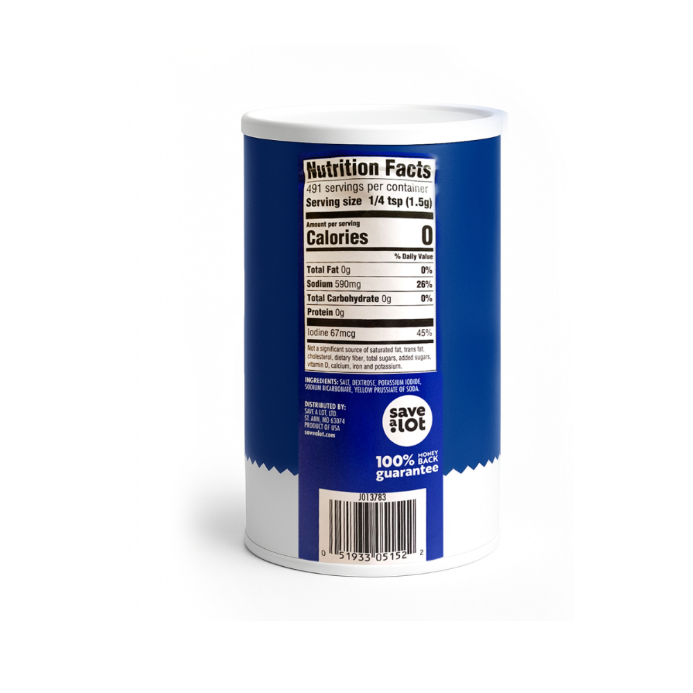 Sal yodada Marcum (6 x 737 g / 1.6 lb ) - Miniatura 4