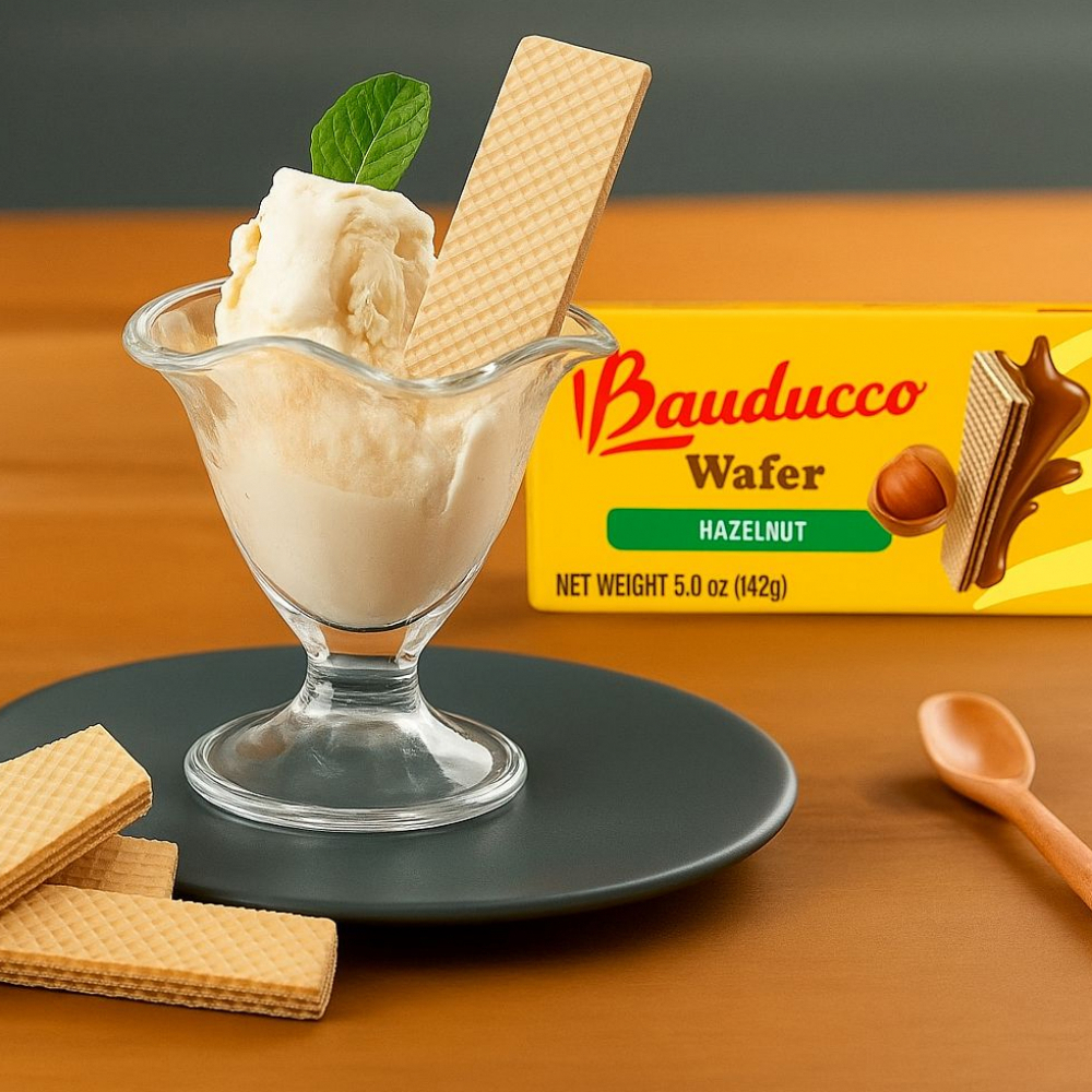 Sorbetos rellenos con crema sabor chocolate con avellanas Bauducco (142 g / 5 oz) - Miniatura 4