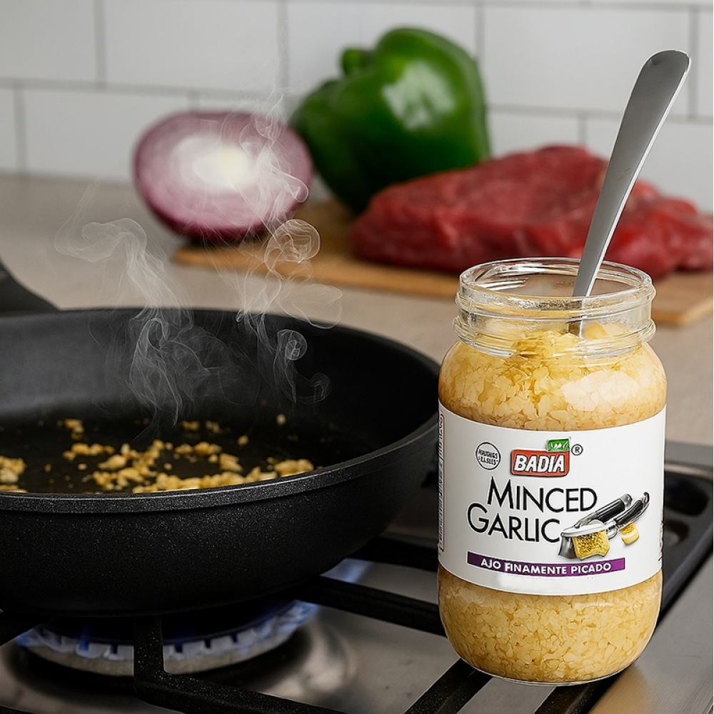 Ajo finamente picado Badia (226.7 g / 8 oz) - Miniatura 4