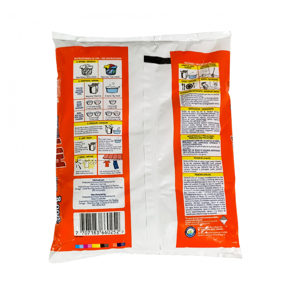 Detergente en polvo fantasía de flores Hit (35.27 oz / 1000 g) - Miniatura 3