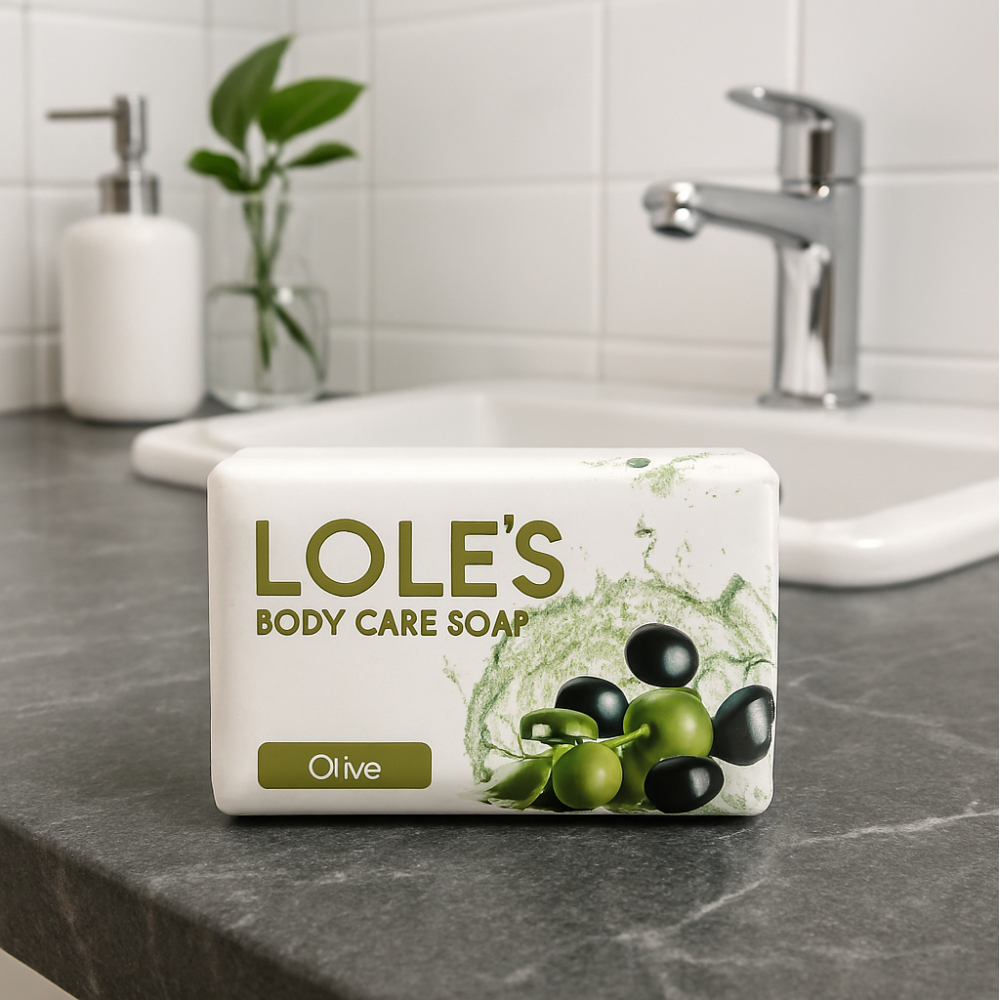 Jabón de cuidado corporal Oliva Lole's (125 g / 4.41 oz) - Miniatura 3