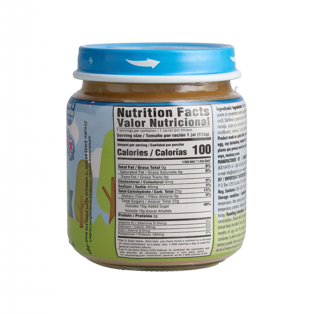 Compota de frutas mixtos Baby Fruit (113 g / 4 oz) - Miniatura 2