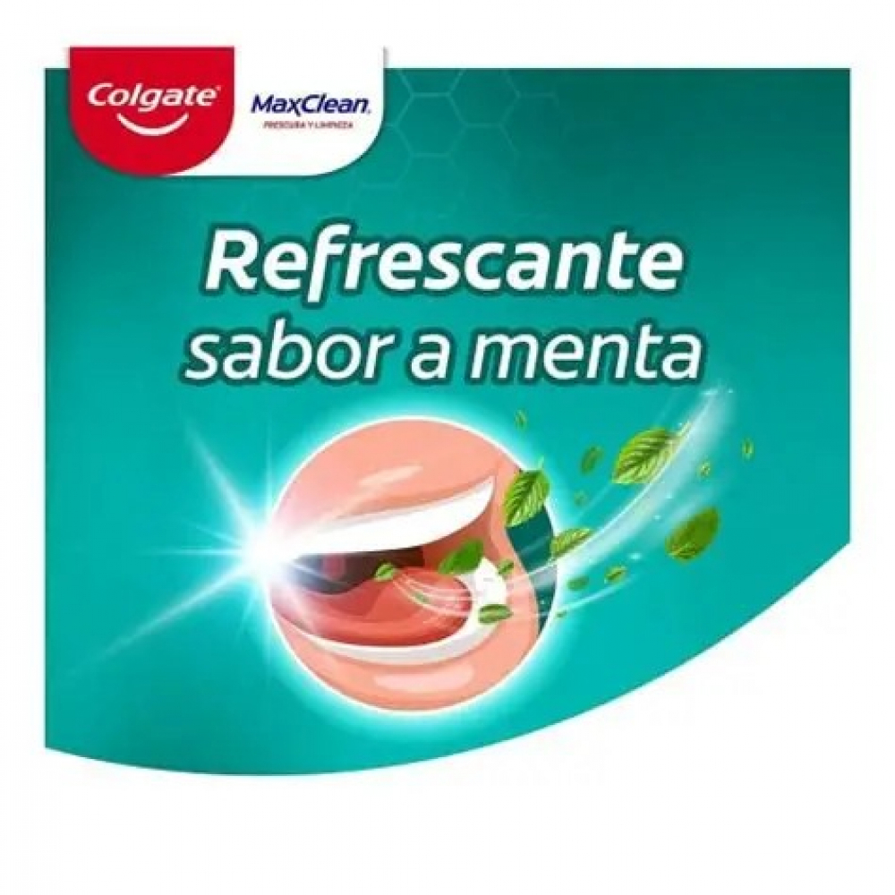 Pasta dental frescura y limpieza sabor menta Colgate MaxClean (151 g / 5.3 oz) - Miniatura 2