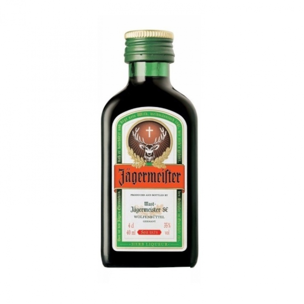 Licor de hierbas endulzado Jagermeister (40 ml) - Miniatura 2