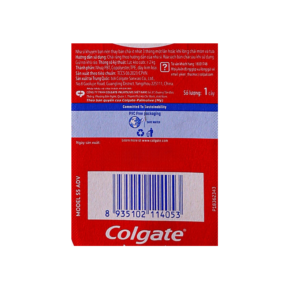 Cepillo de dientes con cerdas suaves Advanced Colgate - Miniatura 3