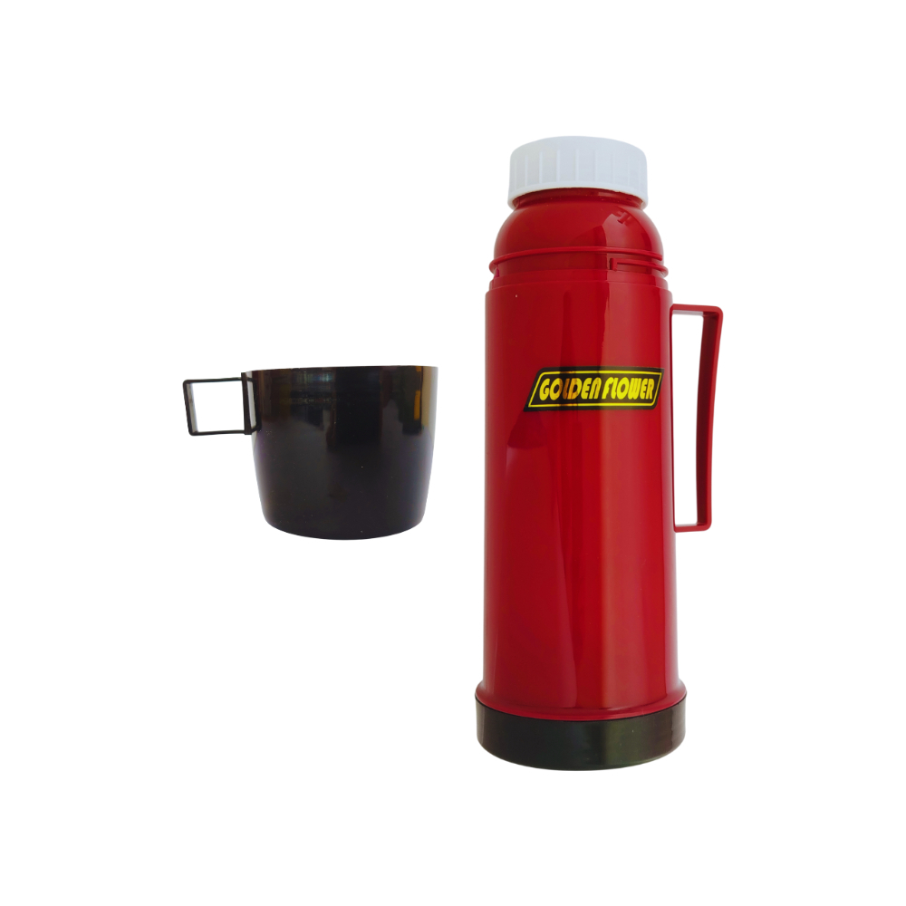 Termo rojo vino Golden Flower - Miniatura 3