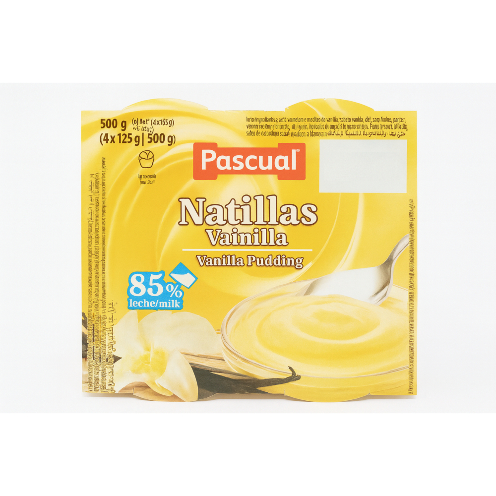 Natilla de vainilla Pascual (4 x 125 g / 4.4 oz) - Miniatura 3