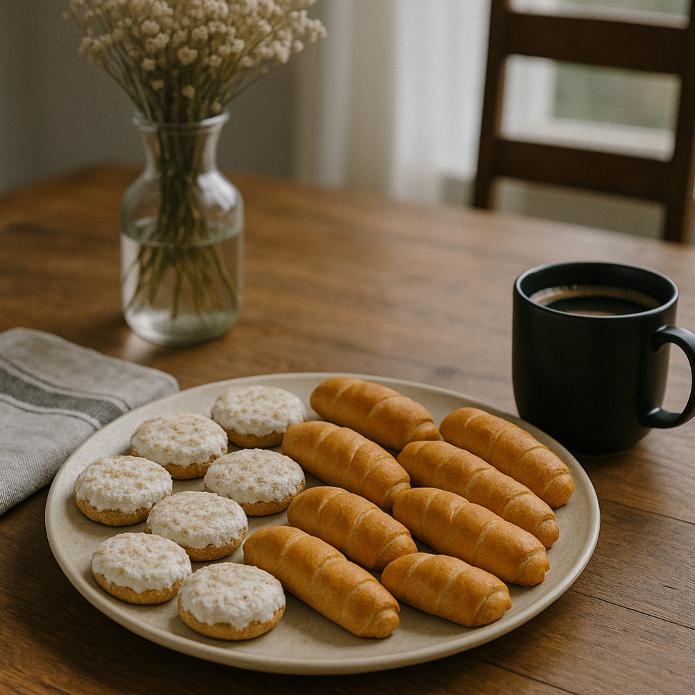 Combo Sabor: Rosca con crema de vainilla + Enrollado de jamón y queso - Miniatura 4