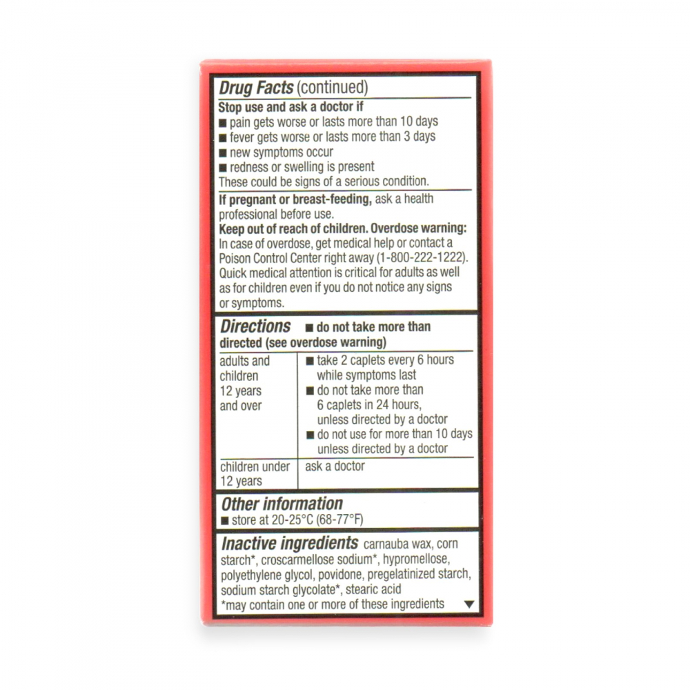 Acetaminofén 500 mg Major (50 cápsulas) - Miniatura 3