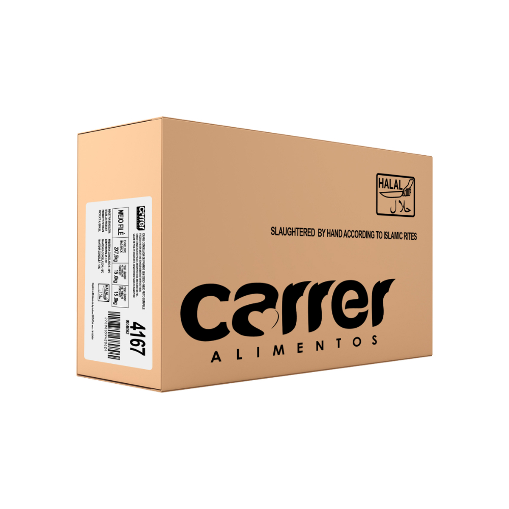 Caja de pechugas de pollo sin piel y sin hueso Carrer (15 kg / 33 lb) - Miniatura 3