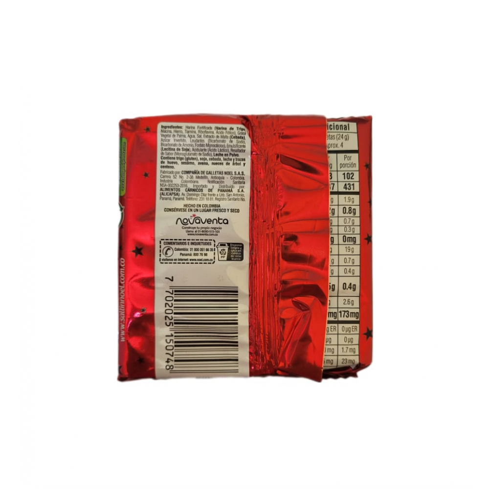 Galletas saladas tradicional Saltín Noel (102 g / 3.6 oz) - Miniatura 3