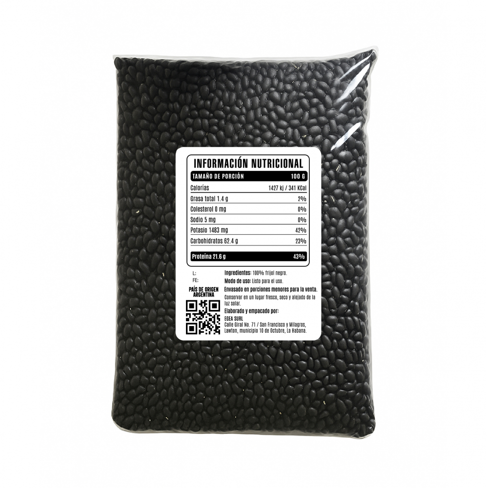 Frijoles negros Cosecha Real (454 g / 1 lb) - Miniatura 3