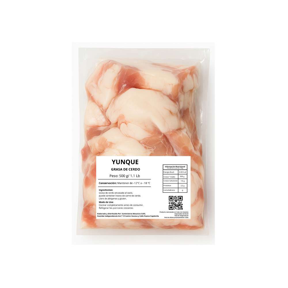 Grasa de cerdo Yunque (500 g / 1.1 lb) - Miniatura 2