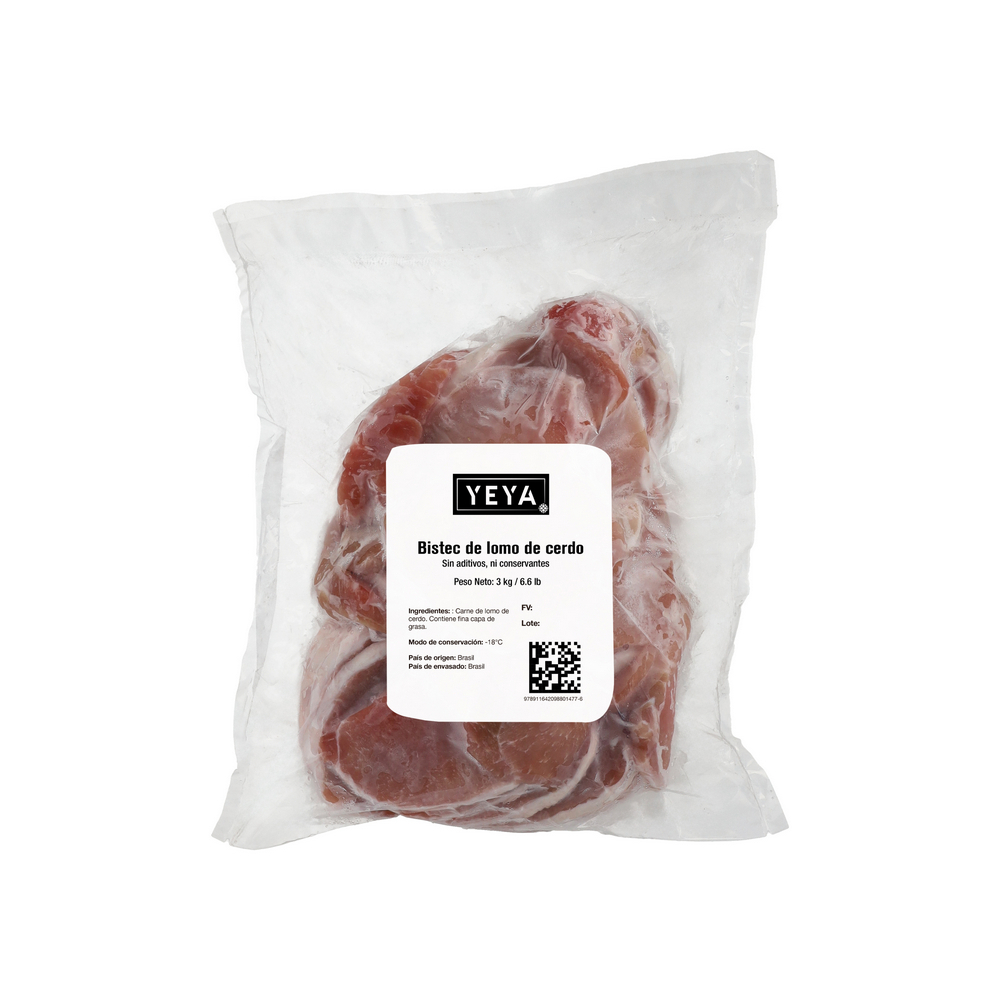 Bistec de lomo de cerdo YEYA (3 kg / 6.6 lb) - Miniatura 2