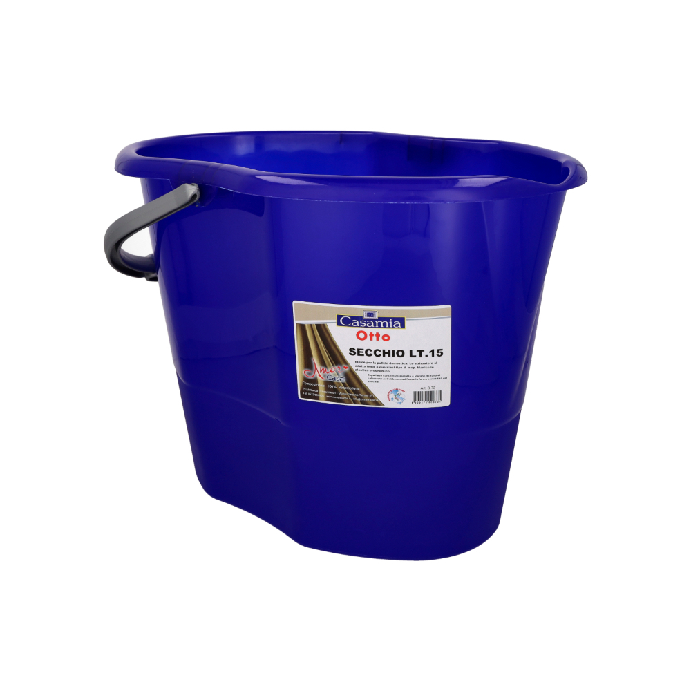 Cubo de plástico azúl Casamia (1.5 L) - Miniatura 2