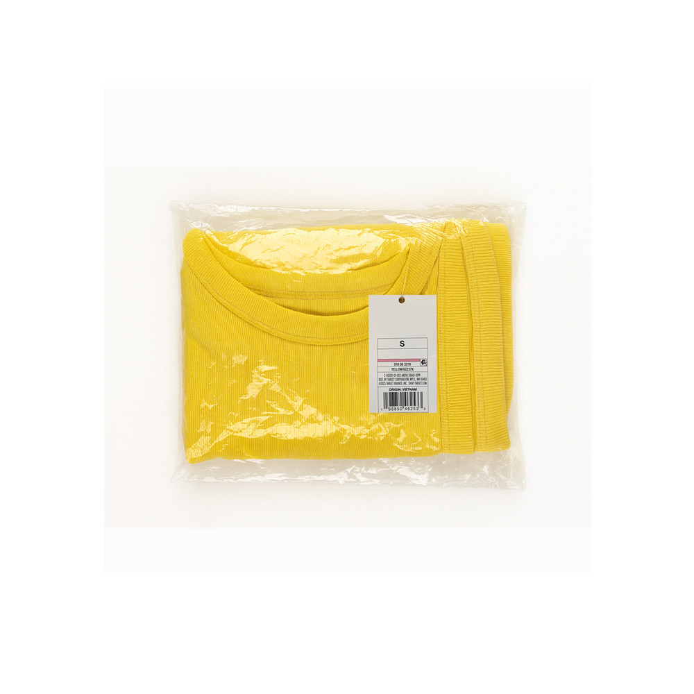 Camiseta de tirantes de punto con icono bordado para mujer color amarillo A New Day (Talla - S) - Miniatura 3