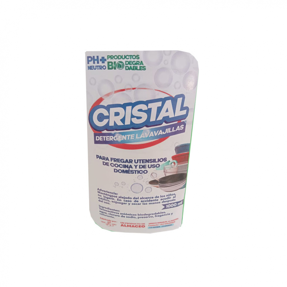 Detergente lavavajillas Cristal (1000 ml) - Miniatura 3