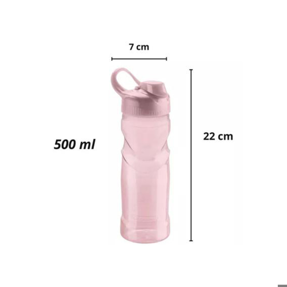 Botella deportiva de plástico de 500 ml SR91/551 Sanremo - Miniatura 2