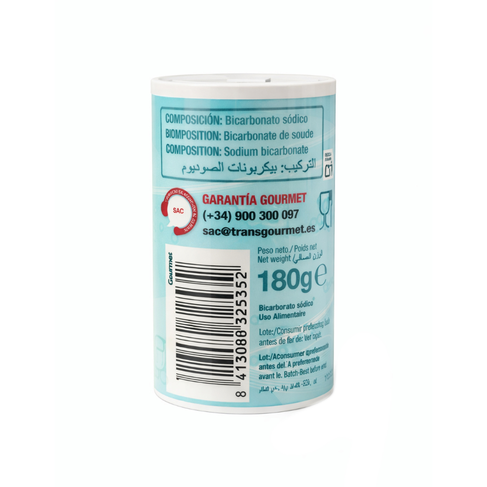 Bicarbonato de sodio Gourmet (180 g / 6.35 oz) - Miniatura 2