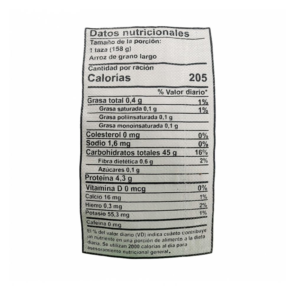 Arroz de grano largo 5% de grano partido Tatine (4 x 25 kg / 55.1 lb) - Miniatura 2