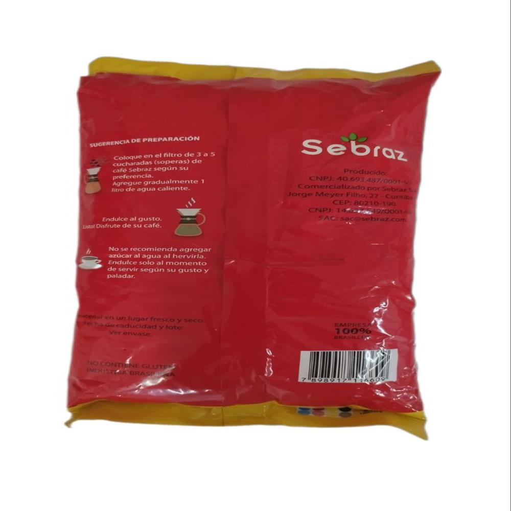 Cafe extrafuerte tostado y molido Sebraz (250 g / 8.8 oz) - Miniatura 3