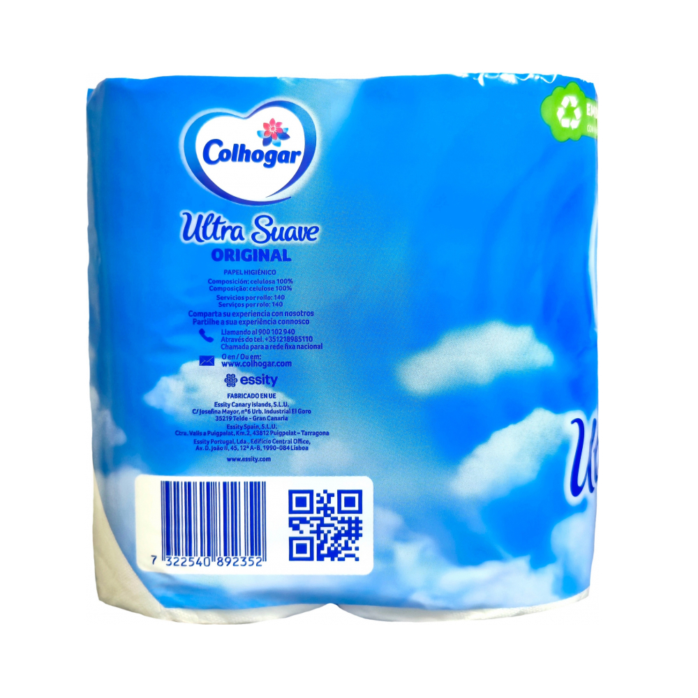 Papel sanitario Colhogar (4 x 12 U) - Miniatura 3