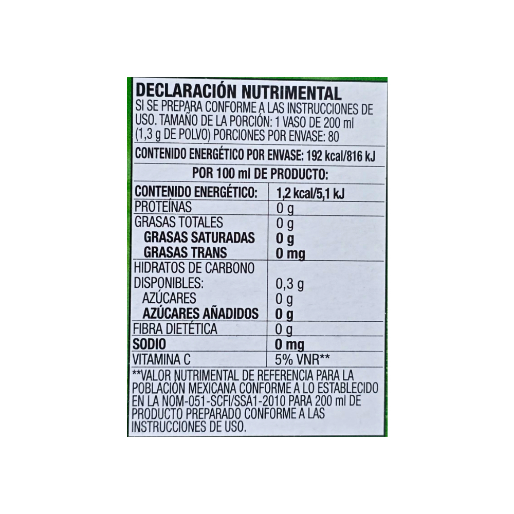 Refresco instantáneo sabor uva Zuko (104 g / 3.67 oz) - Miniatura 3