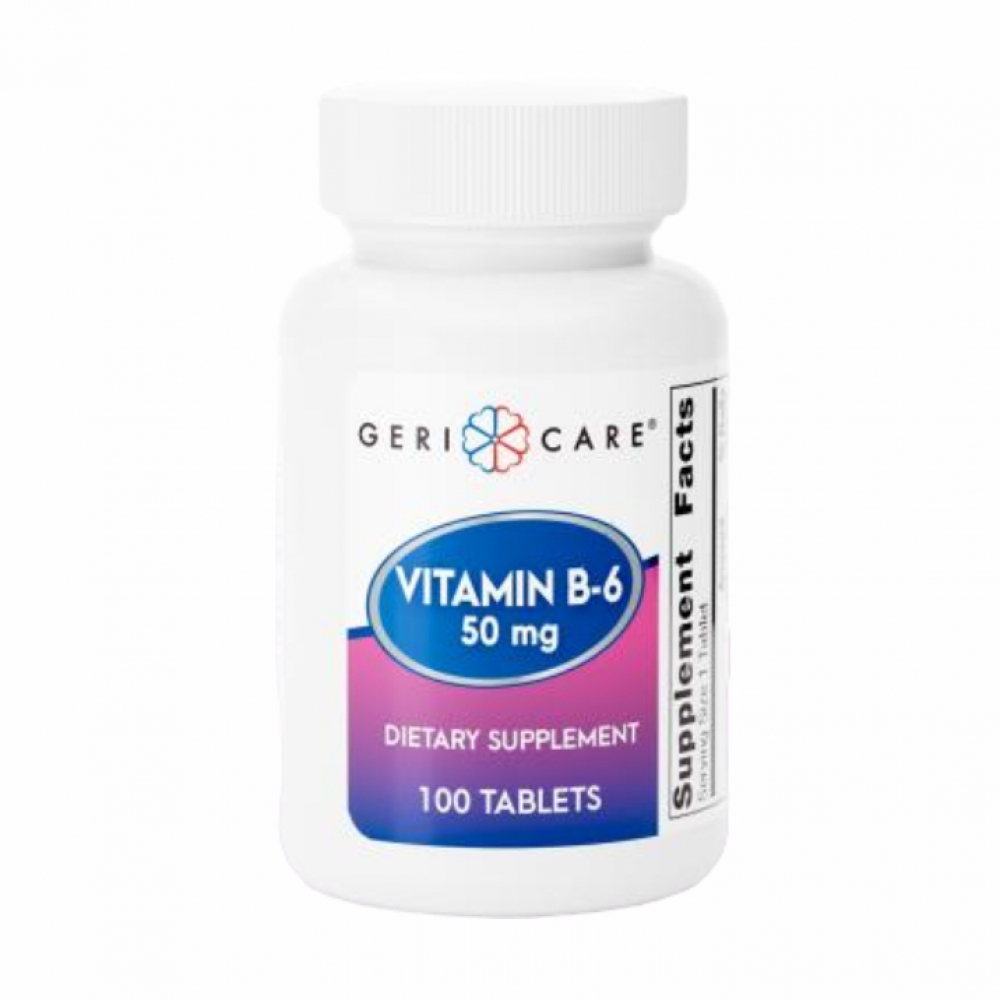 Vitamina B-6 50 mg Gericare (100 tabletas) - Miniatura 2