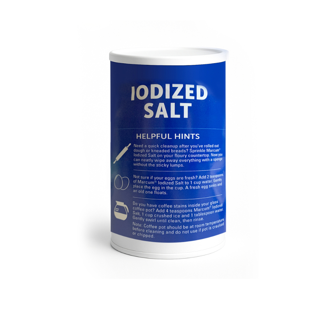 Sal yodada Marcum (12 x 737 g / 1.6 lb ) - Miniatura 3