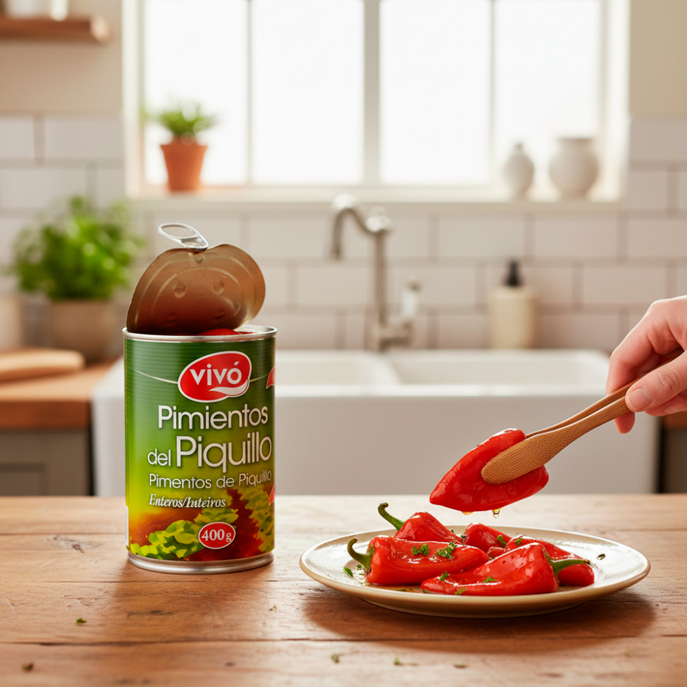 Pimientos del piquillo enteros extra (400 g / 14.10 oz) - Miniatura 4