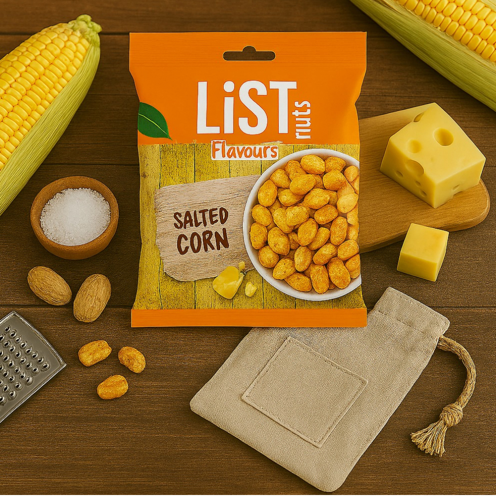 Maíz tostado y salado List Nuts (180 g / 6.35 oz) - Miniatura 4