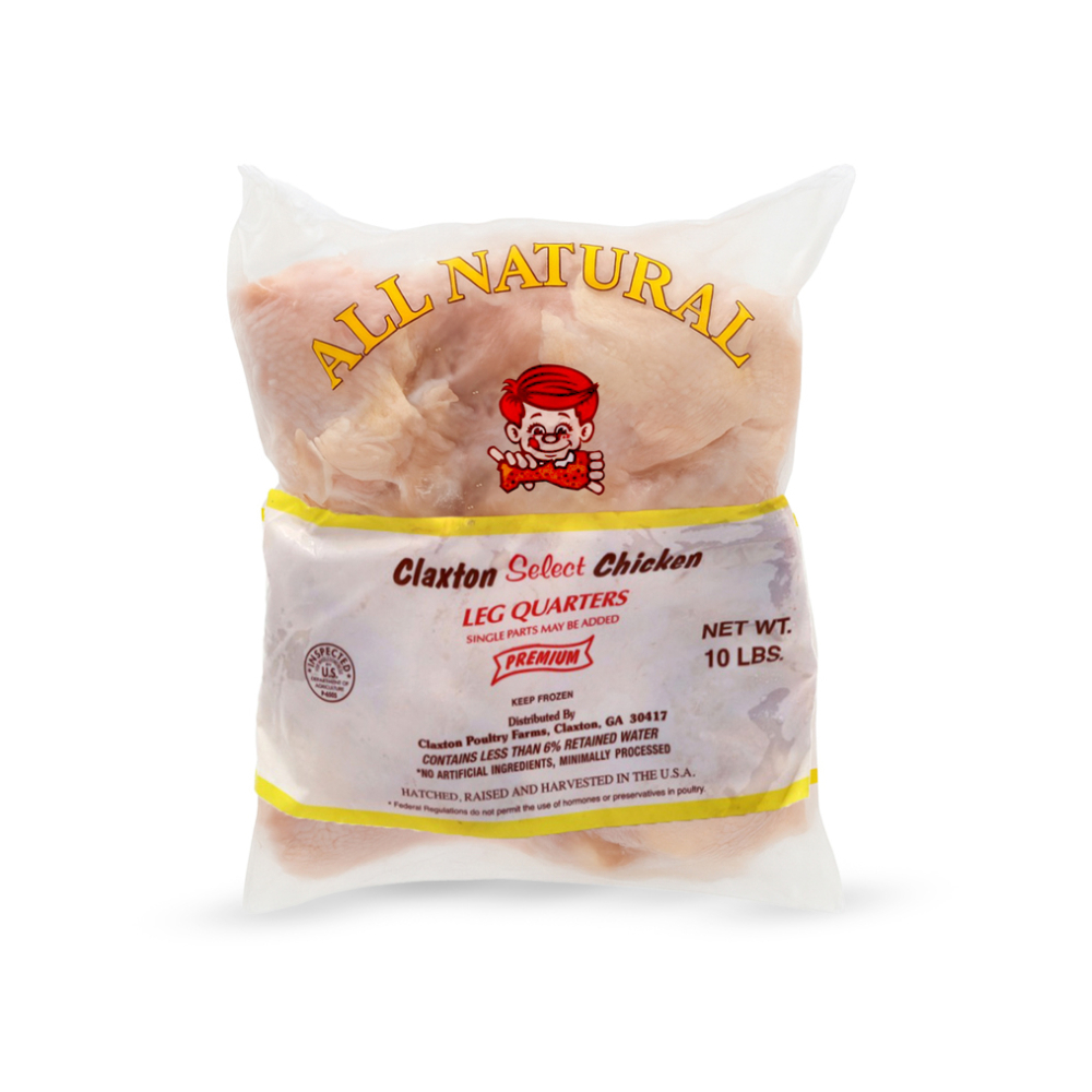 Cuartos traseros de pollo Claxton Select Chicken (2 x 4.54 kg / 10 lb) - Miniatura 2