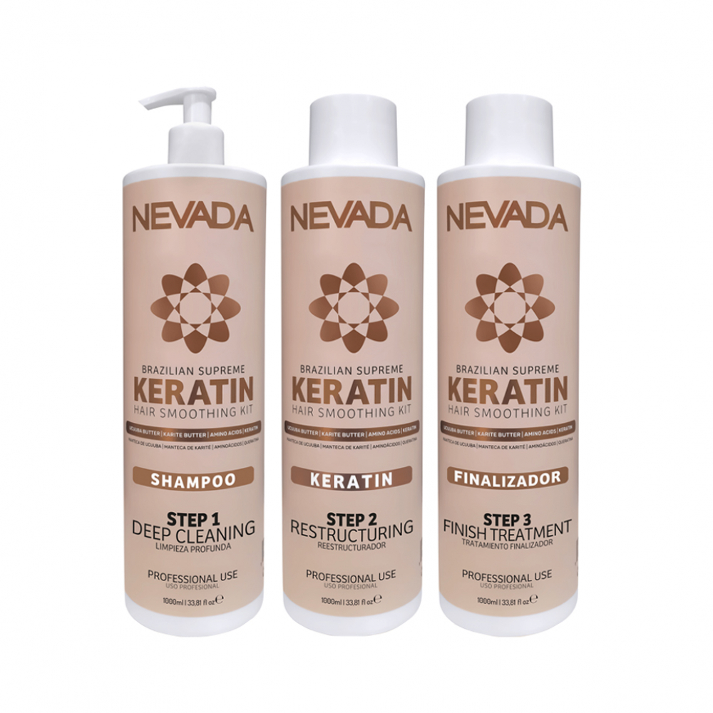 Kit de alisado capilar con queratina Brazilian CompreMarket