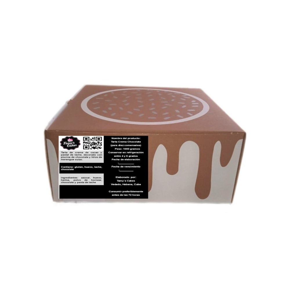Tarta crema chocolate Tamys Cakes (10 comensales) - Miniatura 4