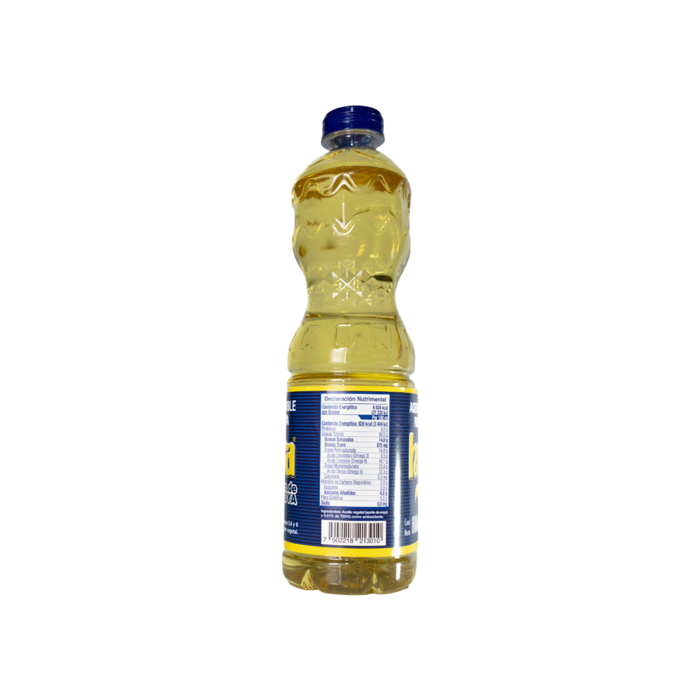 Aceite puro de soya Hysa (4 x 800 ml) - Miniatura 2
