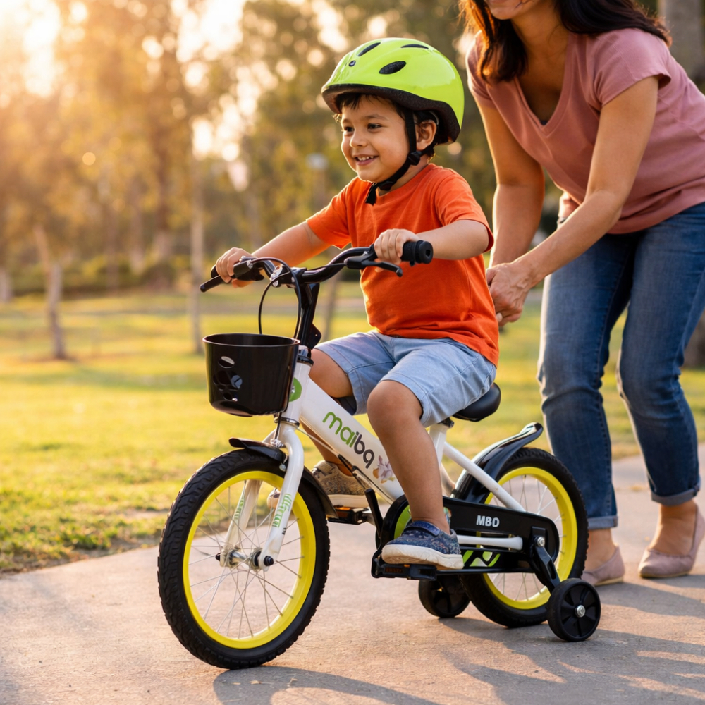 Bicicleta infantil color blanco Maibq XTB-16LH - Miniatura 4