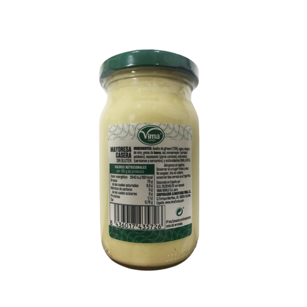 Mayonesa casera Vima Foods (225 ml) - Miniatura 3