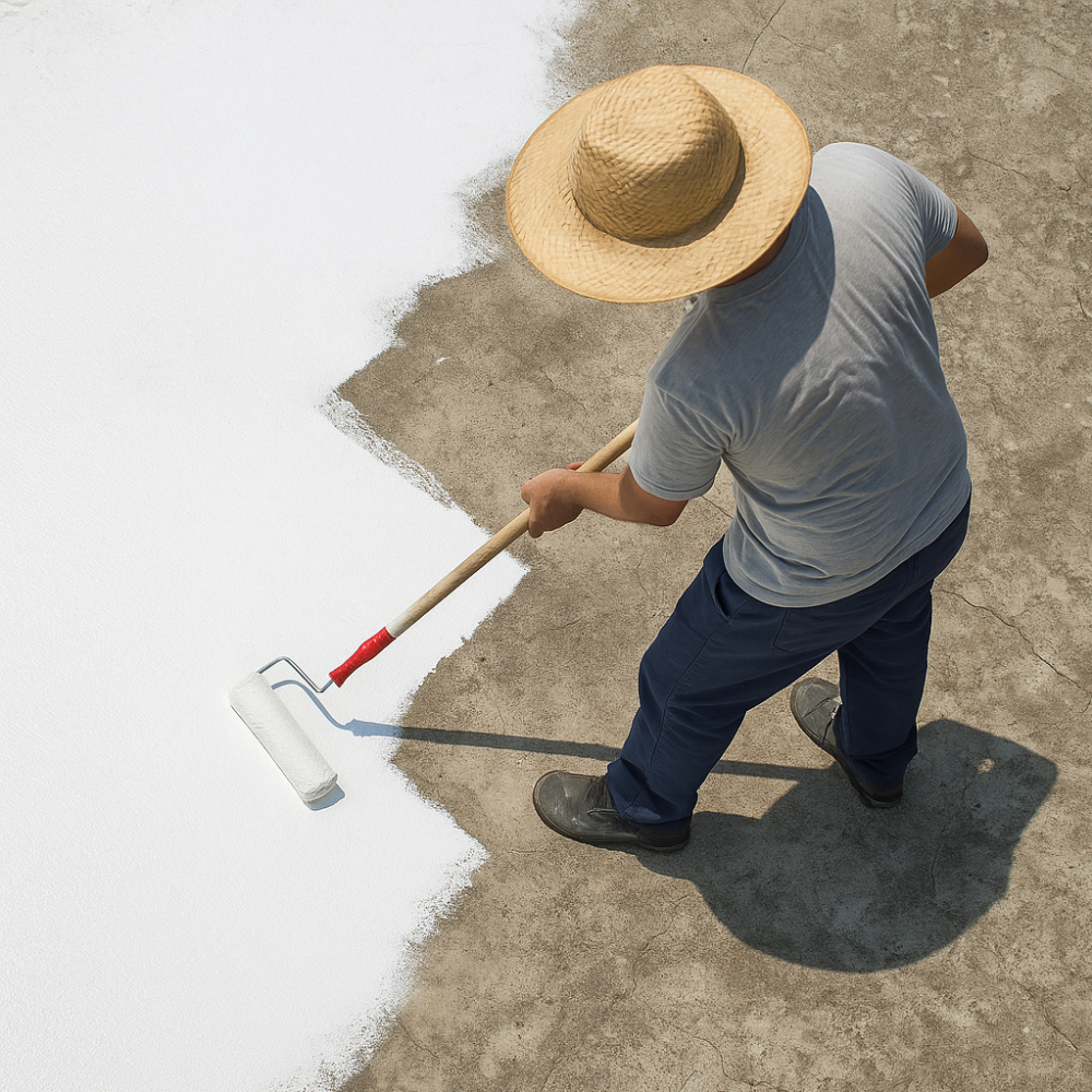 Pintura devothane erc impermeabilizante poliuretano color blanco Devox Caribe (19 L) - Miniatura 4