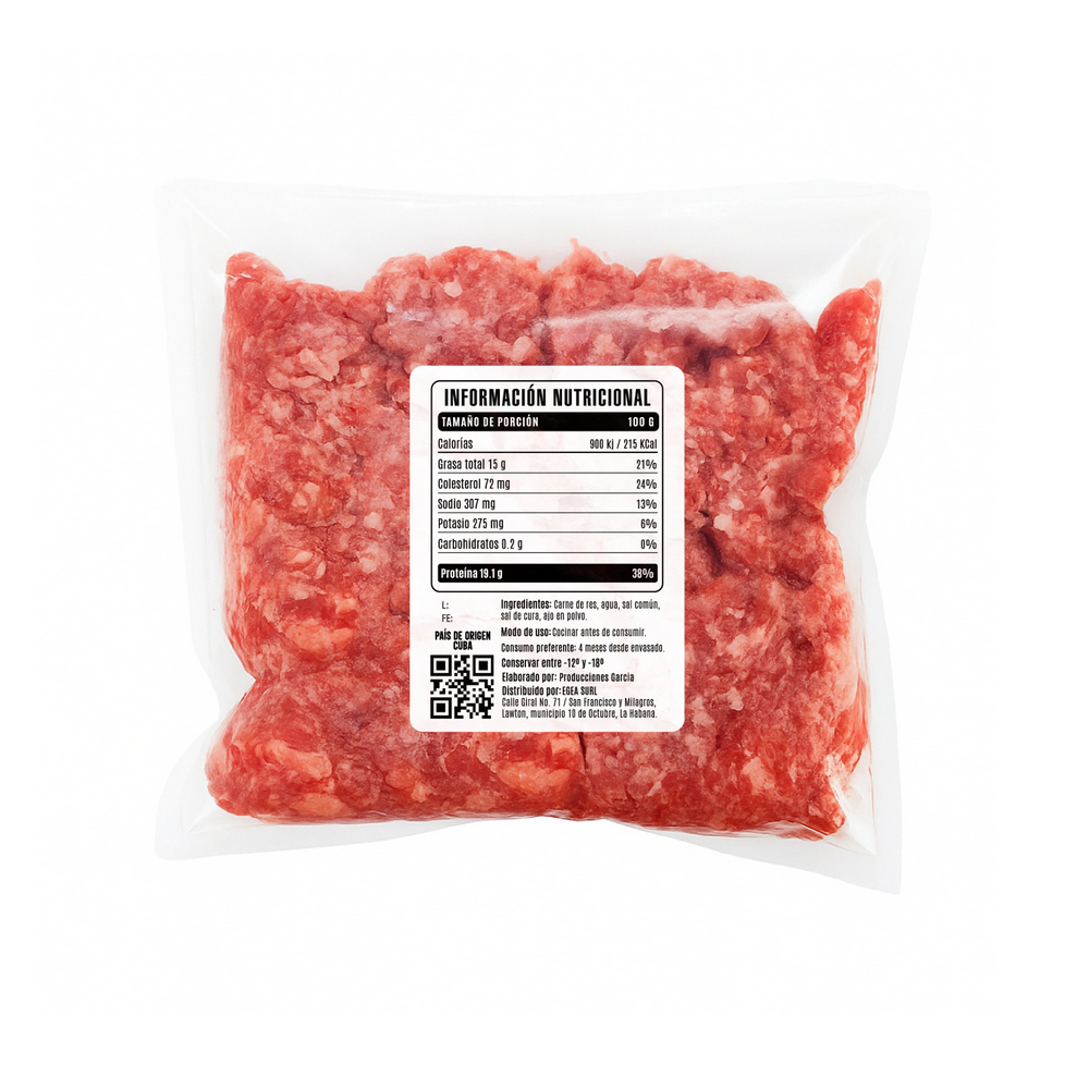 Picadillo de res de segunda EGEA (6 x 500 g / 1.1 lb) - Miniatura 3
