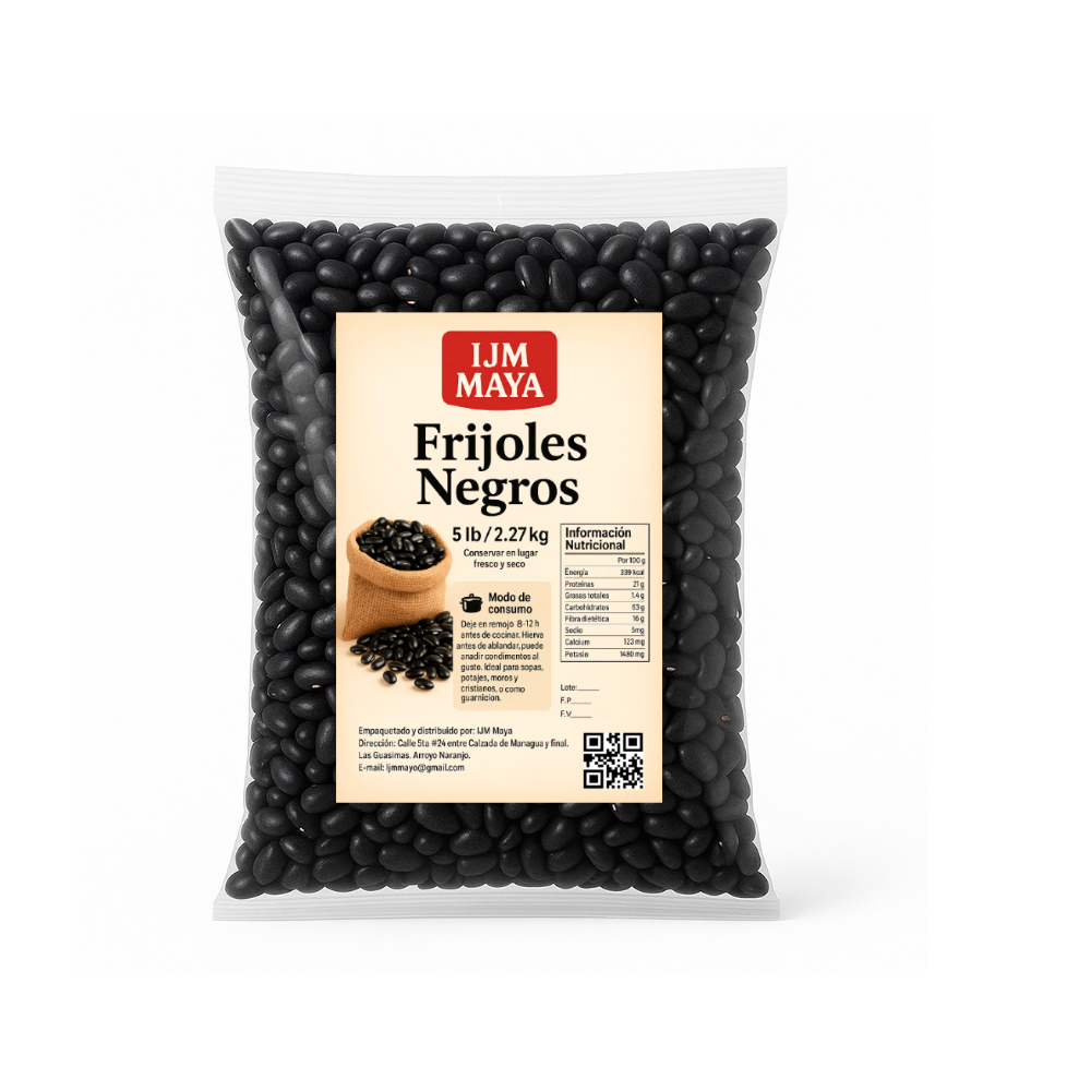 Frijoles negros IJM Maya (2.26 kg / 5 lb) - Miniatura 2