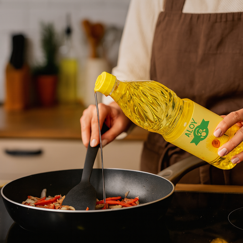 Aceite de girasol refinado Aloy (1 L) - Miniatura 4